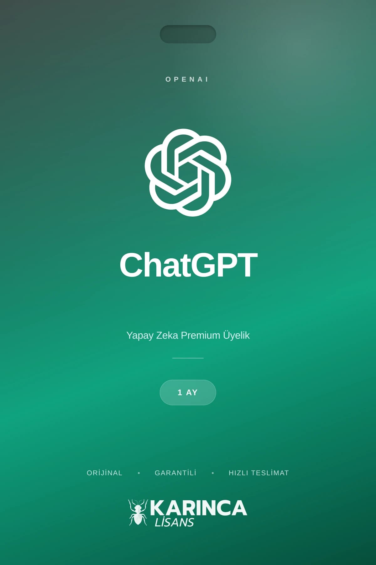 chatgpt lisans satın al